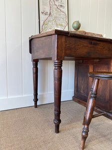 Antique English Oak Clerk's Desk c1880