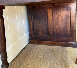 Antique English Oak Clerk's Desk c1880