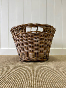 Antique Welsh Girls School Laundry Basket