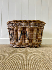 Antique Welsh Girls School Laundry Basket