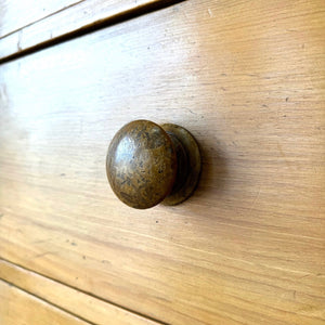 A 19th Century English Pine Chest of Drawers/Dresser with Tulip Feet