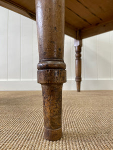 An Early 19th Century English Country Farmhouse 4 ft Pine Dining Table