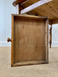 An Early 19th Century English Country Farmhouse 4 ft Pine Dining Table