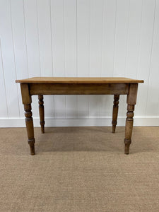 An Early 19th Century English Country Farmhouse 4 ft Pine Dining Table