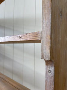 A Beautiful English Pine 19th Century Hanging Plate Rack