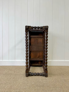 Antique English Country Solid Oak 18th Century Console Table