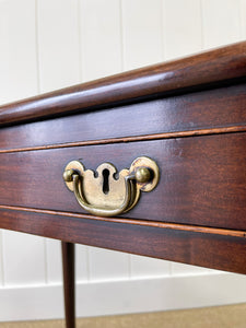 Antique Irish Mahogany Console Table or Lowboy c1800