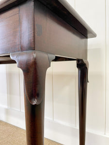 Antique Irish Mahogany Console Table or Lowboy c1800