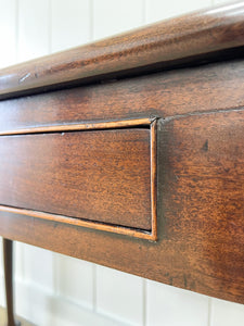 Antique Irish Mahogany Console Table or Lowboy c1800