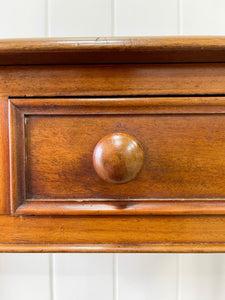 Antique English Mahogany Desk or Console Side Table c1860