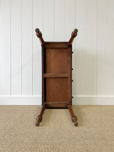 Antique English Mahogany Desk or Console Side Table c1860