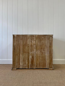 An Antique English Pine Chest of Drawers Dresser with Good Brasses c1840