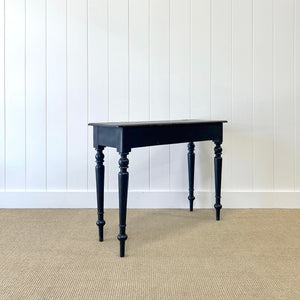 An Ebonized Victorian Side Table, Console, or Nightstand