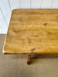 A Vintage Spanish Pine 6ft Dining Table