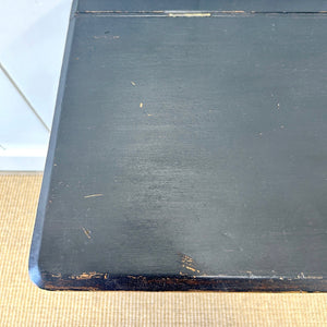 An Ebonized Victorian Side Table, Console, or Nightstand