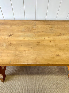 A Vintage Spanish Pine 6ft Dining Table