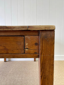 A Good French Pine 6ft Dining Table c1890