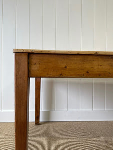 A Good French Pine 6ft Dining Table c1890