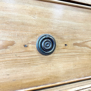 An 18th Century English Pine Linen Press Cupboard