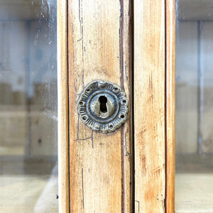 A 19th Century English Pine Bookcase Cabinet or Hutch