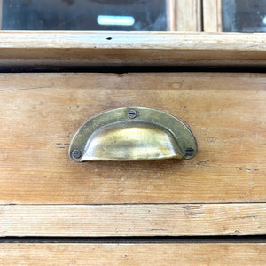 A 19th Century English Pine Bookcase Cabinet or Hutch