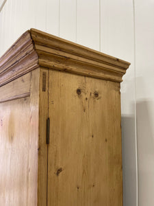 A Large and Stunning English Pine and Oak Secretary Bookcase c1800