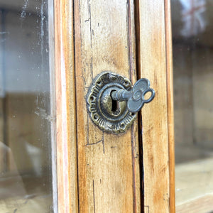 A 19th Century English Pine Bookcase Cabinet or Hutch