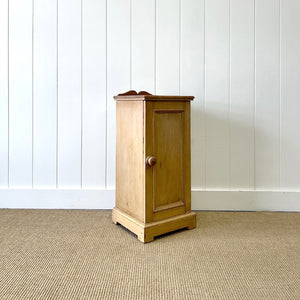 A Charming Pine Nightstand c1890