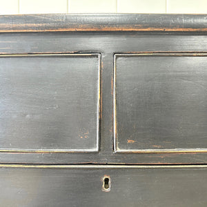 An Ebonized Antique English Chest of Drawers/Dresser