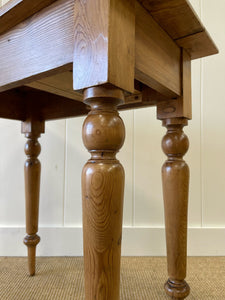 Antique English Country Pine Side Table c1890