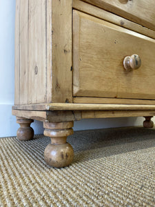 A Early 19th Century English Pine Diminutive Bookcase