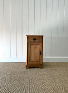 A Charming English Pine Nightstand c1890