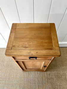 A Charming English Pine Nightstand c1890