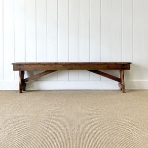 A Country Made Bench c1890