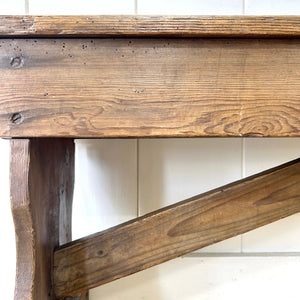 A Country Made Bench Pine c1890