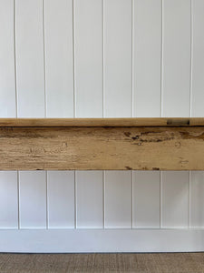 A Country Pine Almost 7ft Dining Farm or Harvest Table c1890