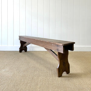 A Country Made Bench c1890