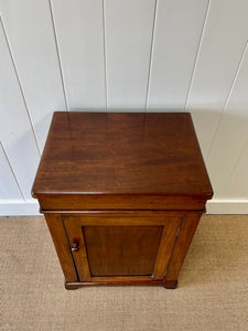 An Antique English Mahogany Dry Sink or Cabinet