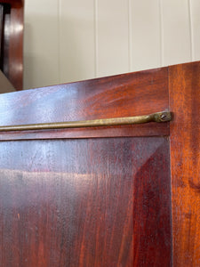 An Antique English Mahogany Dry Sink or Cabinet