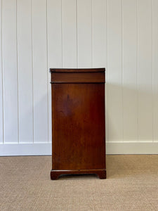 An Antique English Mahogany Dry Sink or Cabinet