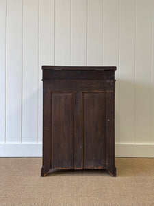 An Antique English Mahogany Dry Sink or Cabinet