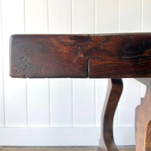 A Vintage Spanish Oak 7ft Dining Table