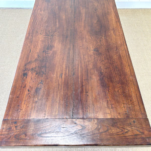 A Vintage Spanish Oak 7ft Dining Table