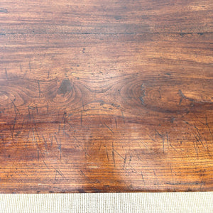 A Vintage Spanish Oak 7ft Dining Table