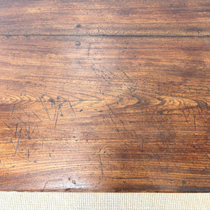 A Vintage Spanish Oak 7ft Dining Table