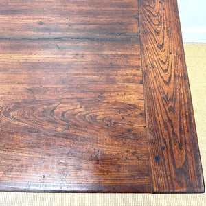 A Vintage Spanish Oak 7ft Dining Table