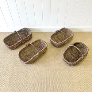 French 19th Century Harvest Baskets - Sold Individually