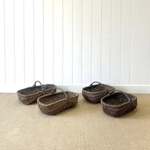 French 19th Century Harvest Baskets - Sold Individually