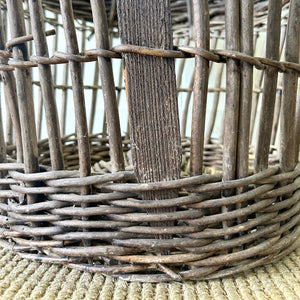 An Antique English Potato Gathering Basket