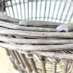 An Antique English Potato Gathering Basket